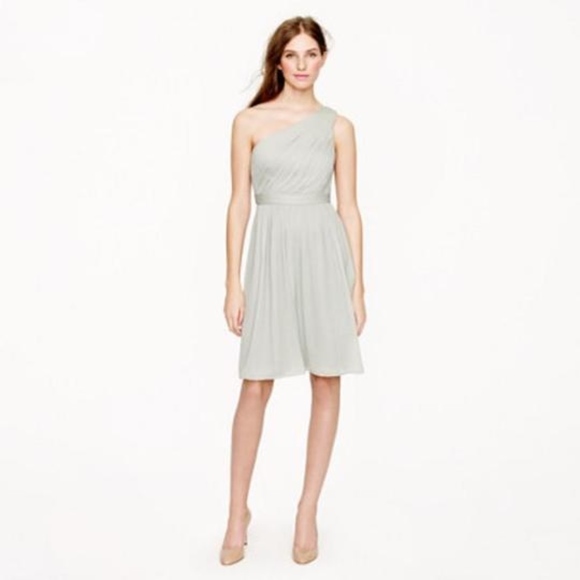 j crew dusty shale bridesmaid dress Bridesmaids in Dusty Shale J. Crew Dresses